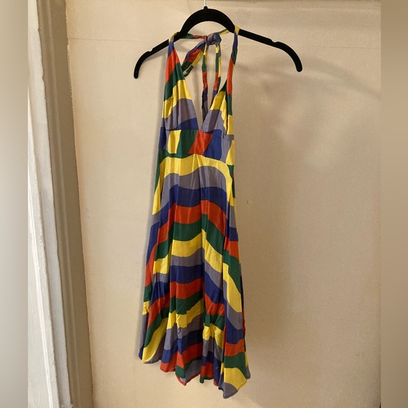 BB Dakota Multicolor Halter Dress - Picture 1 of 2